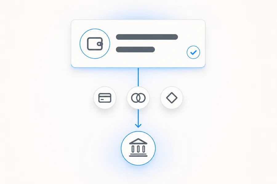 Payouts view of the referral dashboard